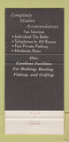Matchbook Cover - Island House Motor Inn Port Clinton OH WEAR 30 Strike