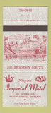 Matchbook Cover - Imperial Motel Niagara Falls ON 30 Strike