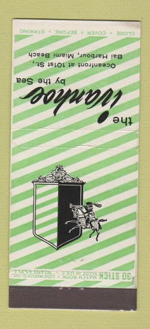 Matchbook Cover - Ivanhoe Hotel Bal Harbour Miami Beach FL 30 Stick