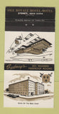 Matchbook Cover - Isle Royale Hotel Sydney NS 30 Strike