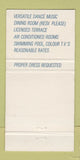 Matchbook Cover - The Glass Boot Inn Richmond ON WORN 30 Strike