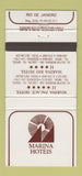Matchbook Cover - Marina Hoteis Rio De Janeiro Brazil 30 Strike