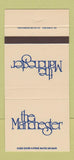 Matchbook Cover - The Manchester Middletown OH 30 Strike