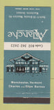 Matchbook Cover - Avalanche Motor Lodge Manchester VT 30 Strike