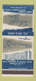 Matchbook Cover - Riviera Idlewild Hotel Jamaica NY 30 Strike