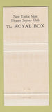 Matchbook Cover - Americana Hotel New York City 30 Strike