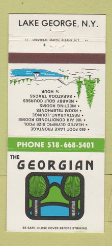 Matchbook Cover - The Georgian Lake George NY resort 30 Strike