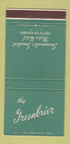 Matchbook Cover - The Greenbrier Motor Hotel Sacramento CA 30 Strike