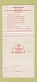 Matchbook Cover - Gateway Center Motor Hotel Ames IA 30 Strike
