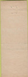 Matchbook Cover - Hotel Commercial Columbus Junction IA