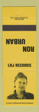 Matchbook Cover - LRJ Records Ron Urban Farmington Belen NM