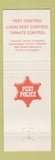 Matchbook Cover - Guarantee Exterminating Miami FL