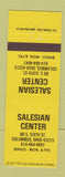 Matchbook Cover - Salesian Center Columbus OH Bingo