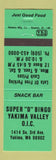 Matchbook Cover - Super D Bingo Yakima Valley WA