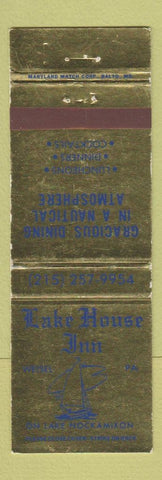 Matchbook Cover - Lake House Inn Weisel PA