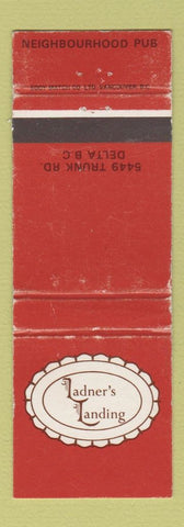 Matchbook Cover - Ladner's Landing Delta BC WEAR