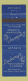 Matchbook Cover - Lockery's Restaurant Lounge East Haven CT