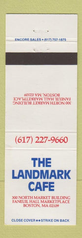 Matchbook Cover - Landmark Cafe Boston MA