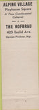 Matchbook Cover - Herman Pirchner Hofbrau Cleveland OH
