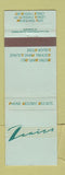 Matchbook Cover - Zanies Bistro Melbourne Australia
