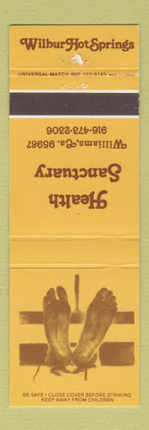Matchbook Cover - Health Sanctuary Williams CA