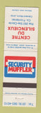 Matchbook Cover - Centre Du Silencieux Security Muffler Ste Cecile QC