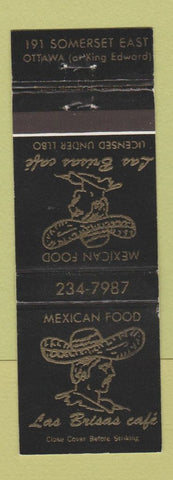 Matchbook Cover - Las Brisas Cafe Mexican Food Ottawa ON