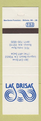 Matchbook Cover - Las Brisas Laguna Beach CA Boston MA