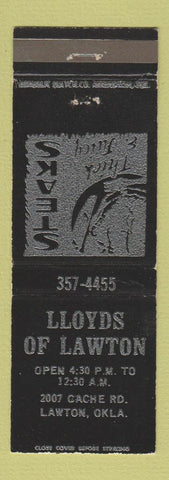 Matchbook Cover - Lloyds of Lawton Restaurant Lawton OK