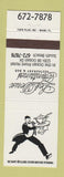 Matchbook Cover - Les Deux Fontaines Restaurant Miami FL