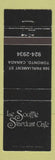 Matchbook Cover - Le Souffle Stardust Cafe Toronto ON