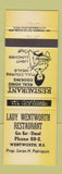 Matchbook Cover - Lady Wentworth Restaurant Wentworth NS