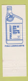 Matchbook Cover - Fina oil gas Michael C Fina Long Island City NY
