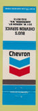 Matchbook Cover - Bud's Chevron oil gas Aberdeen WA