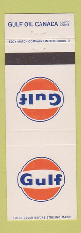 Matchbook Cover - Gulf oil gas Canada