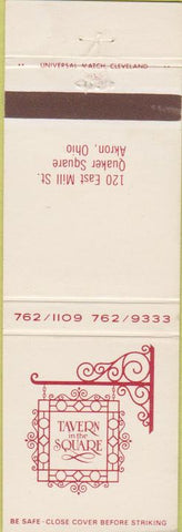 Matchbook Cover - Tavern Square Akron OH