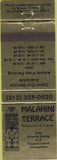 Matchbook Cover - Malahini Terrace Hawaii Willowbrook IL