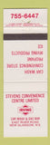 Matchbook Cover - Irving oil gas New Glasgow NS Stevens