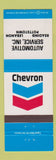 Matchbook Cover - Chevron oil gas Reading Lebanon Pottstown PA