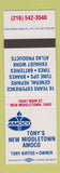 Matchbook Cover - Amoco oil gas Tony's New Middletown OH