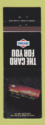 Matchbook Cover - Irving oil gas Credit Card Offer