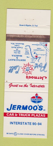 Matchbook Cover - Jermoo's Standard oil gas Mauston WI