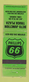 Matchbook Cover - Phillips 66 oil gas Beto Junction Lebo KS WEAR