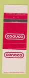 Matchbook Cover - Conoco oil gas