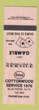 Matchbook Cover - Esso oil gas Cottonwood Service Blue Ridge AB