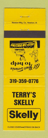 Matchbook Cover - Terry's Skelly oil gas