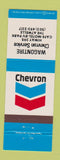 Matchbook Cover - Chevron oil gas Wagontire OR