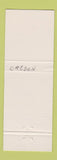 Matchbook Cover - Chevron oil gas Wagontire OR