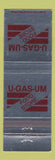 Matchbook Cover - U Gas UM oil Food Store