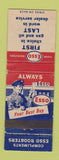 Matchbook Cover - Esso oil gas Boosters